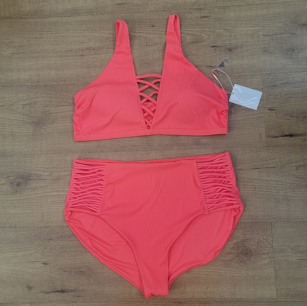 Coastal Waves Two Piece Swimsuit